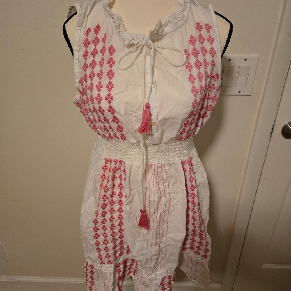 Area Stars White and Pink Dress, Retails for $150